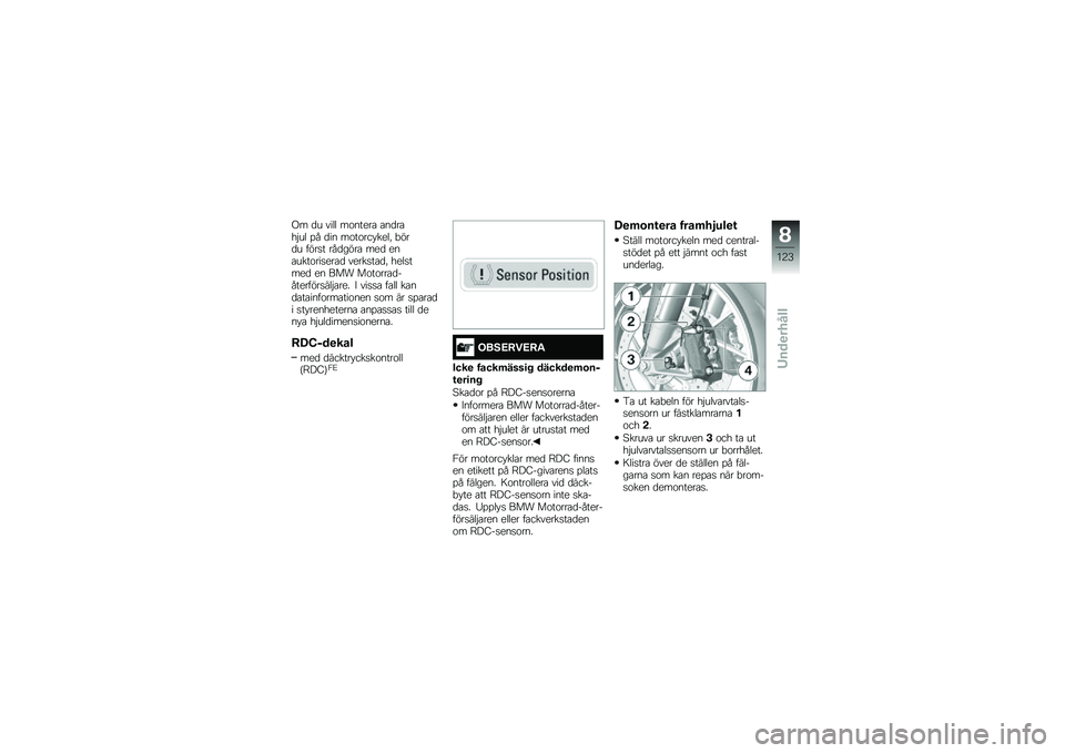 BMW MOTORRAD R 1200 GS 2016  Instruktionsbok (in Swedish) �(� �
� ���� ��\f�����\b �\b��
��\b��$�� �%� �
�� ��\f��\f��� ����! �"���
� ����
� ���
����\b ���
 ���\b����\f���
���\b�
 �����
��\b�
�! ����
�