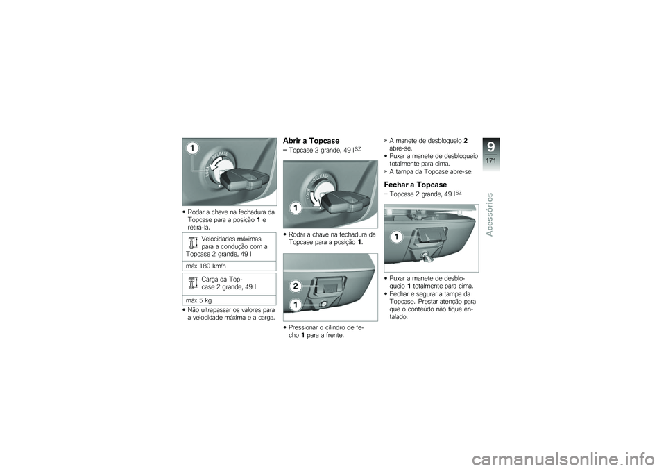BMW MOTORRAD R 1200 GS 2016  Manual do condutor (in Portuguese) �C���� � �����
 �� �	�
������� ���D��
���\b�
 �
��� � �
��\b��!�(��%�
��
����,����
�:�
��������
�\b ��,�=����\b�
��� � ������!�(� ��� ��D