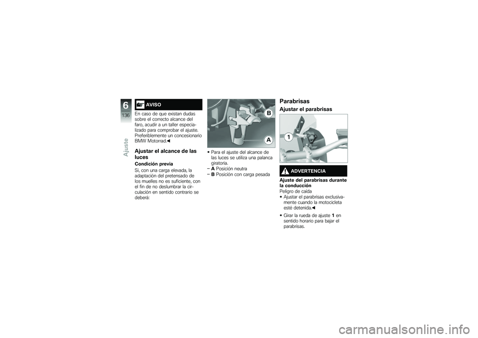 BMW MOTORRAD R 1250 GS 2019  Manual de instrucciones (in Spanish) �\f�"���9
�%� ���� �� �\f�
� ��)����� ��
�������	� �� ���	�	���� ������� ������	��" ���
���	 � �
� ������	 ����������� ��� ���	�