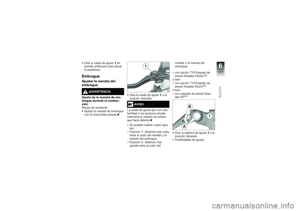 BMW MOTORRAD R 1250 GS 2019  Manual de instrucciones (in Spanish) �W��	��	 �� �	�
��� �� ��(�
������������� �������	��	�� ���	� ������	�� ���	���	�����
�6��4��	���
�\f�&����	� ��	 ��	����	 ���
���
