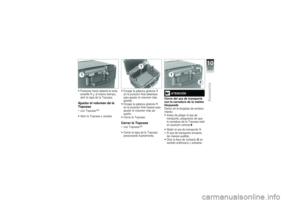 BMW MOTORRAD R 1250 GS 2019  Manual de instrucciones (in Spanish) ��	�������	 ����� ������� �� �������
��	�������" �� �
���
� ����
���"���	��	 �� ���� �� �� �<�������
�\f�&����	� �� ��\b�����
