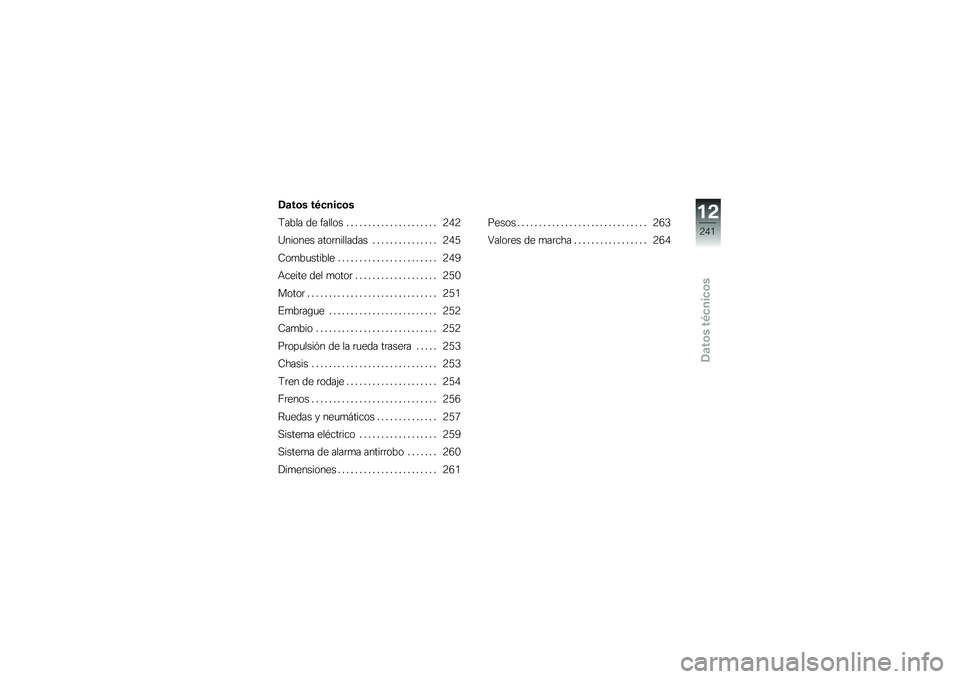 BMW MOTORRAD R 1250 GS 2019  Manual de instrucciones (in Spanish) �1�	��\b� ��0�
���
�\b�
�<���� �� ������ � � � � � � � � � � � � � � � � � � � � � �9�0�9
�K������ ����	�������� � � � � � � � � � � �