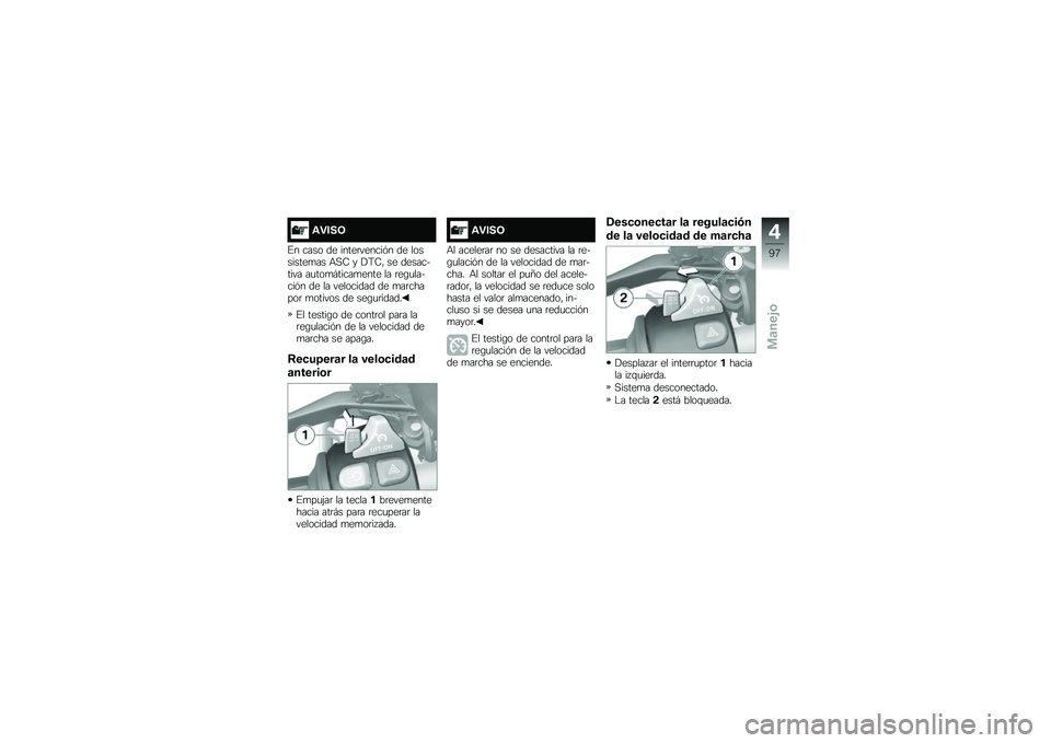 BMW MOTORRAD R 1250 GS 2019  Manual de instrucciones (in Spanish) �\f�"���9
�%� ���� �� �����	������&� �� ���������
�� �+�,�7 � �!�<�7�" �� ���������� ��
���
�#�����
���� �� �	��\b�
������&� �� �� �