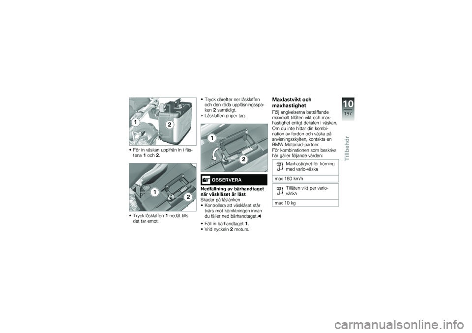 BMW MOTORRAD R 1250 GS 2019  Instruktionsbok (in Swedish) �2�� �� ���
��\b� ��%�%����� �� � ���
�����\b�!�\f����
�5�� �� ���
���\b�����!���
�� �����
�
�� ��\b� ���\f��
�5�� �� �
������� ��� �