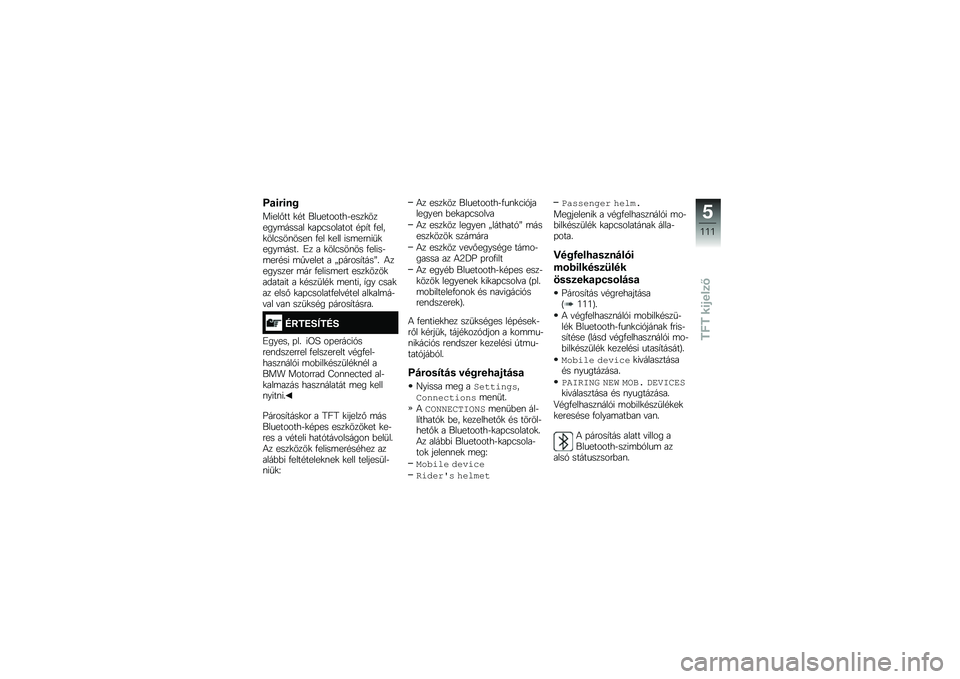 BMW MOTORRAD R 1250 GS 2019  Kezelési útmutató (in Hungarian) �M�
�\f�#�\f��&
�����%�� �
�#� ����������$����
������	����� �
��+�3������� �#�+�,� �.����
���3���\f����\f �.�� �
��� ���	���\f��
�
����	�