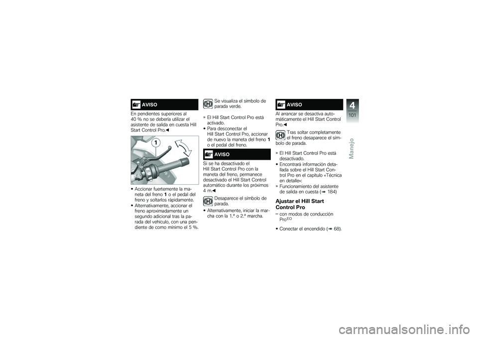 BMW MOTORRAD R 1250 GS 2018  Manual de instrucciones (in Spanish) �\f�"���9
�%� ���������� ��
���	���	�� ���0�. �[ �� �� �����	�� �
����� ��	 ����������� �� ������ �� ��
���� �H����,���	� �8����