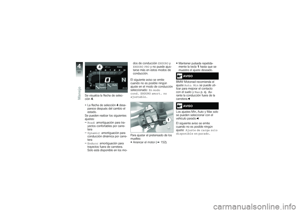 BMW MOTORRAD R 1250 GS 2018  Manual de instrucciones (in Spanish) �,� ����
���� � �� ������ �� ���������&��%�
�$� ������ �� ��������&��%��������	��� �����
�*� ��� ���
��� ���������
�,� ��