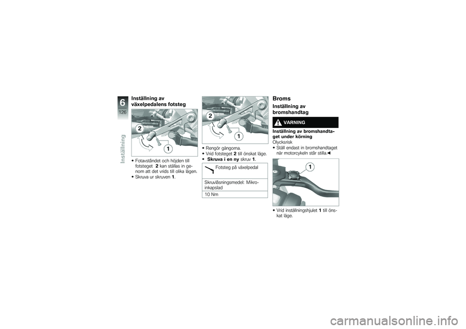 BMW MOTORRAD R 1250 GS 2018  Instruktionsbok (in Swedish) ����\f�����
��  ��#
�#��G�
��/�
����
�� ��\b�\f��\f�
� 
�2�\f��\b��
����
�� �\f�� ���$�
�� ������\f��
��������\b� �
�����\b�
 �� �����\f� �\b��