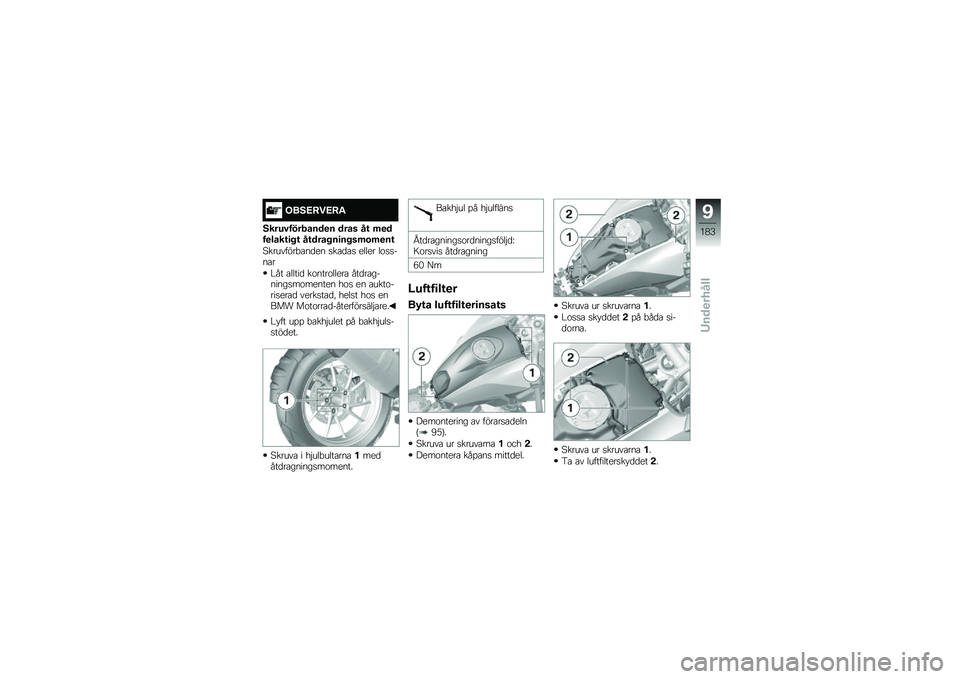 BMW MOTORRAD R 1250 GS 2018  Instruktionsbok (in Swedish) ���8�:�;��:�;�"
�8����#��������
� ���� ��\f �	�
���
����\f�
� �\f ��\f���� ��
�� ��	�\b�	�
��\f
�@��������"�\b��
�� �
��\b�
�\b�
 ����� ��\f�
�
���\b