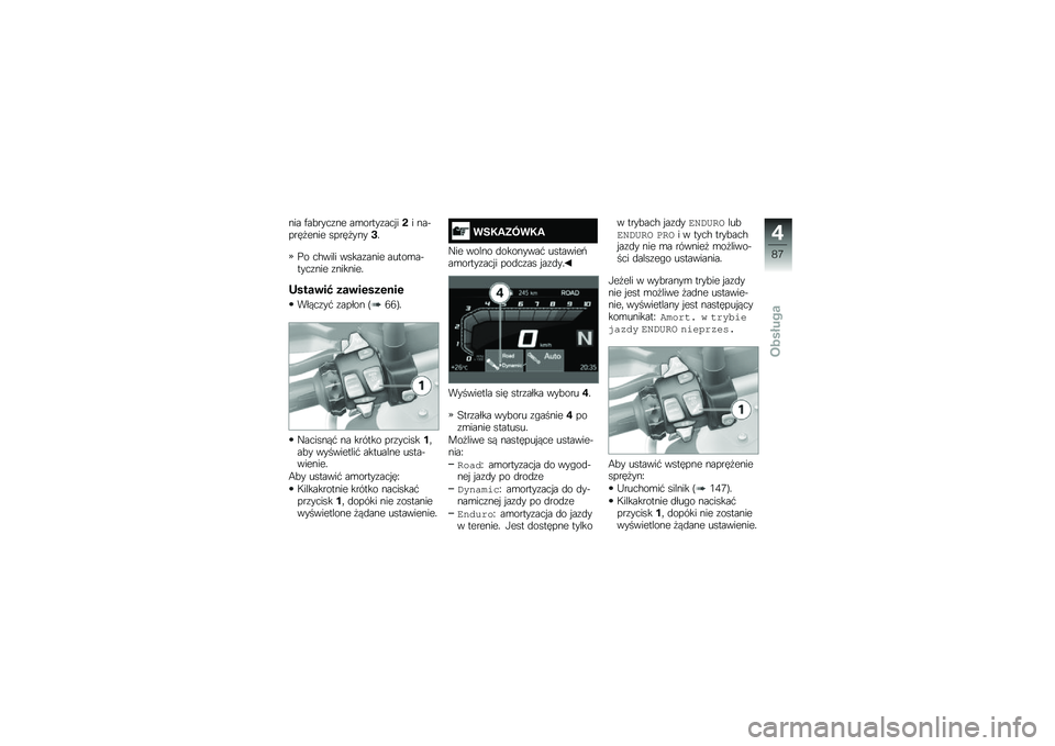 BMW MOTORRAD R 1250 GS 2018  Instrukcja obsługi (in Polish) ��� �)��!����\f�� ��\b�����\f��� ��"� ���&����
���� �����
����%�
�%� ��$���� �����\f���� �����\b��&����\f��� �\f�������
�-����\b�