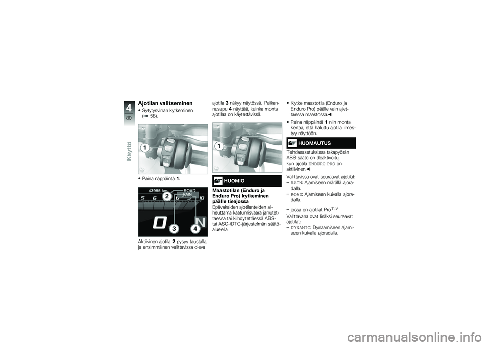 BMW MOTORRAD R 1250 GS 2018  Käsikirja (in Finnish) ���	���\b�
�& ��
�\b�����)��&��&
�#������	������ ������\b�����;�9�*�<�
�%���� �����������
�0��������� �����������	�� ���
�	����