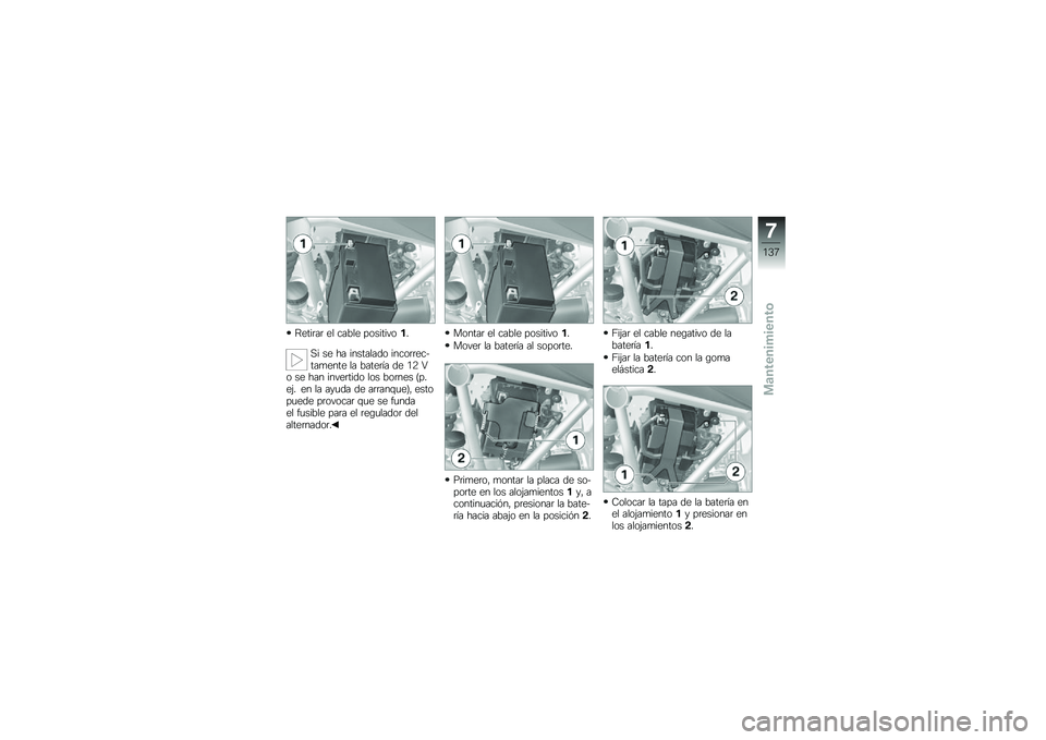 BMW MOTORRAD R 1200 GS ADVENTURE 2014  Manual de instrucciones (in Spanish) �;����	��	 �� ����� ����������
�,� �� �� ��������� �����	�	������
���� �� �����	�� �� �.�9 �4� �� ��� �����	���� ��� ���	�