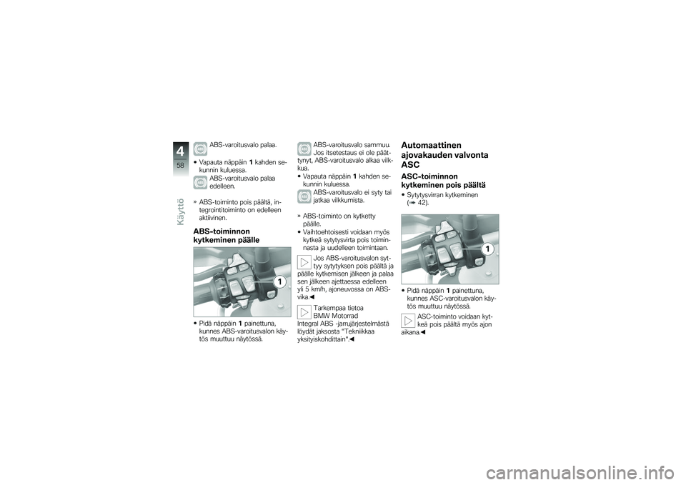 BMW MOTORRAD R 1200 GS ADVENTURE 2014  Käsikirja (in Finnish) �0�\f�"��������
�	���� ������
�/����
�� �������������� �	����
���� ��
��
��	�	��
�0�\f�"��������
�	���� ��������������
�0�\f�"�