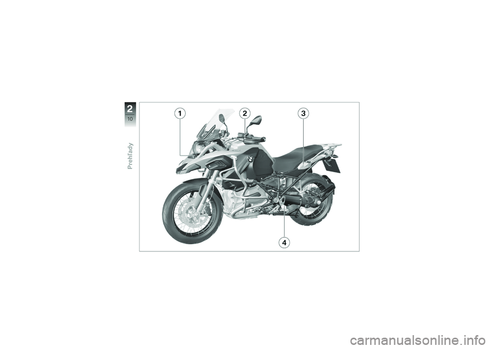 BMW MOTORRAD R 1200 GS ADVENTURE 2014  Návod na používanie (in Slovak) �&
�1�0
�-�������� 