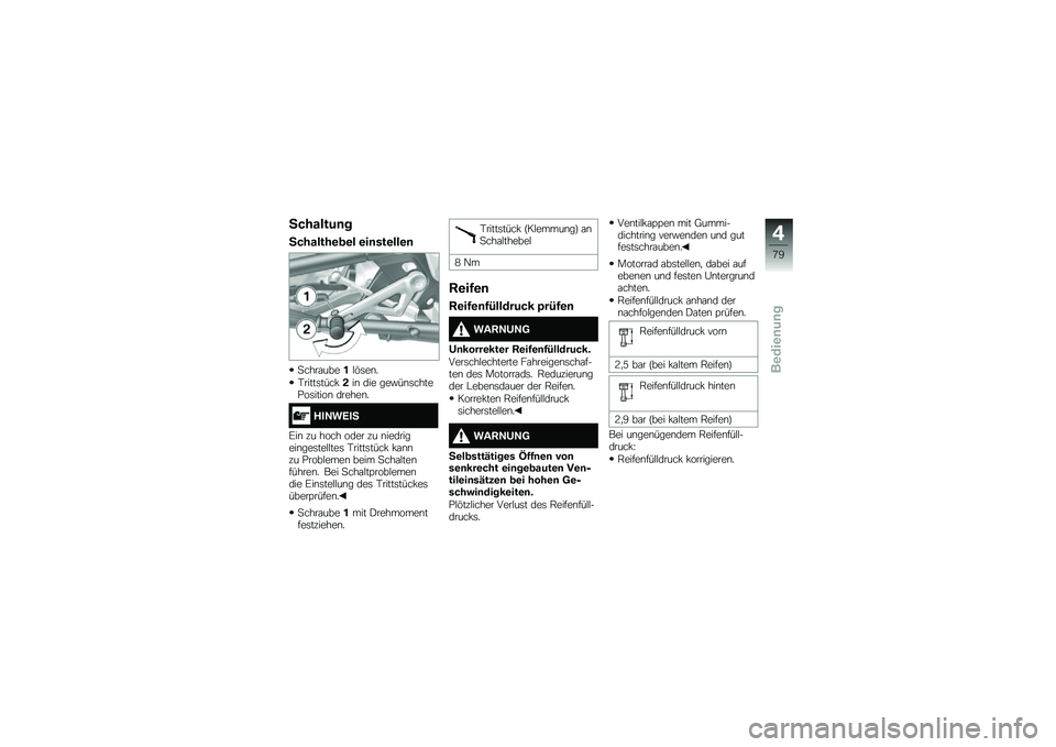 BMW MOTORRAD R 1200 GS ADVENTURE 2015  Betriebsanleitung (in German) �3�������	�
�3�������\b�
�\b� �\b��	���\b���\b�	
�
����\f�����$�&�	��\b�
�-�����	����!�!��\b ��� ���"��\b�	�����*��	�����\b ������\b�
���;��