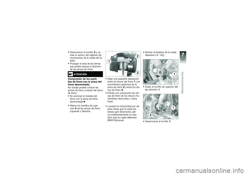 BMW MOTORRAD R 1200 GS ADVENTURE 2015  Manual de instrucciones (in Spanish) �!�����	�����	 �� ���	������$� ��)���	���	 �� ������	 ��� �	�*�\b��
�� ���	�����
������ �� �� �	�
��� ��� �������	��
��	����\b��	