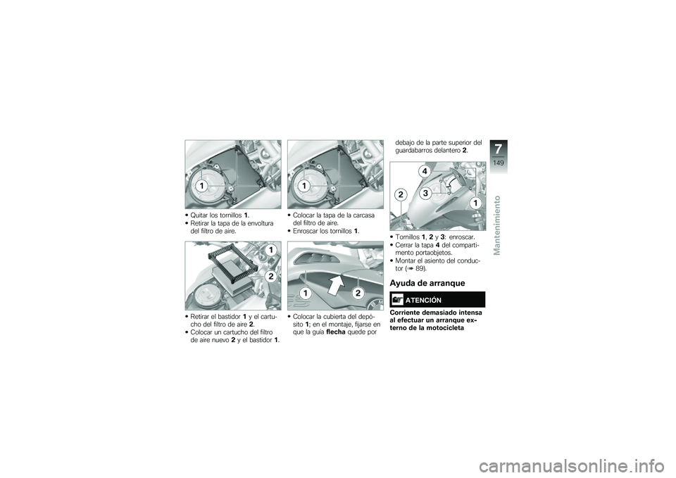 BMW MOTORRAD R 1200 GS ADVENTURE 2015  Manual de instrucciones (in Spanish) �[�
����	 ��� ���	��������
�:����	��	 �� ���� �� �� �������
�	���� �����	� �� ���	��
�:����	��	 �� ��������	�� �� ���	��
����