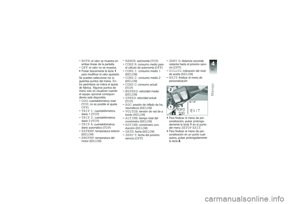BMW MOTORRAD R 1200 GS ADVENTURE 2015  Manual de instrucciones (in Spanish) �����I �� �����	 �� �
�
����	� ����
��� ������ �� �� ���������
��\b�\b�I �� �����	 �� �� �
�
����	��
��
����	 ��	����
���� �� ��
