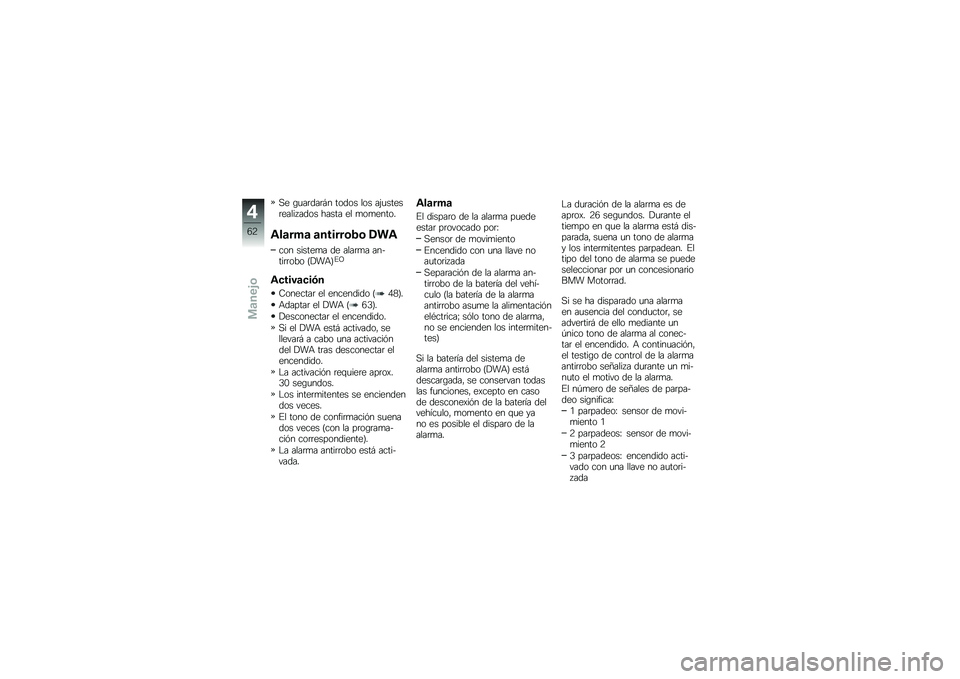 BMW MOTORRAD R 1200 GS ADVENTURE 2015  Manual de instrucciones (in Spanish) �,� �\b�
��	���	�#� ����� ��� ��(�
�����	����� ���� ����� �� �
��
�����
�\f��	���	 �	������\b�2�\b �/��\f
��� ������
� �� ����	�
� ���