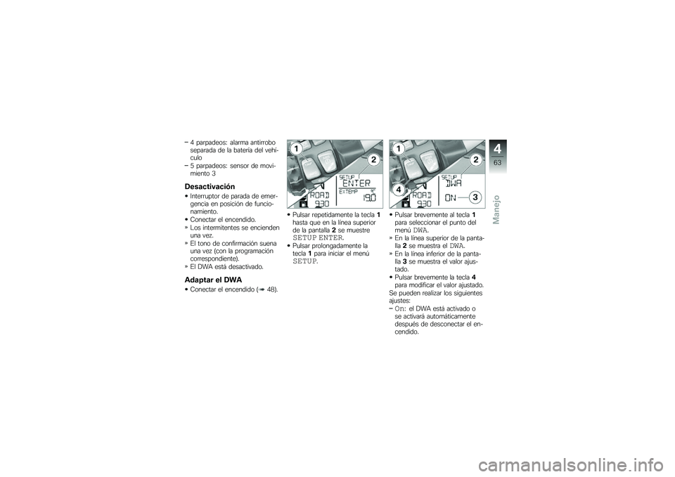 BMW MOTORRAD R 1200 GS ADVENTURE 2015  Manual de instrucciones (in Spanish) �/ ���	�������I ����	�
� �����	�	��������	��� �� �� �����	�� ��� �������
��
�2 ���	�������I ������	 �� �
�����
����� �0
�/���	�