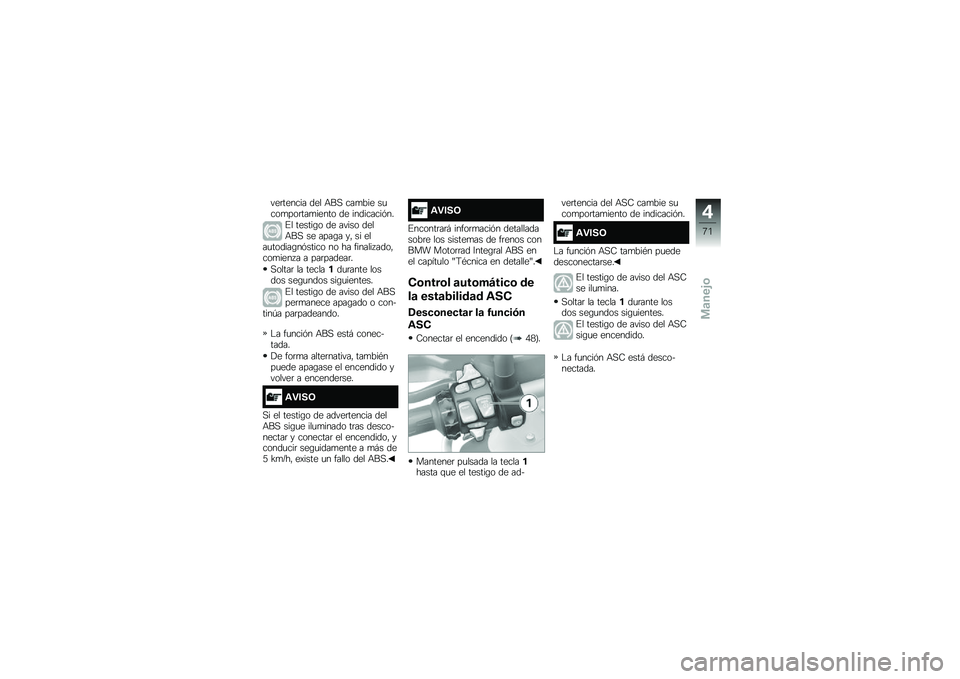 BMW MOTORRAD R 1200 GS ADVENTURE 2015  Manual de instrucciones (in Spanish) ���	������ ��� �+��, ���
��� ��
���
���	���
����� �� ���������&��
�%� ������\b� �� ����� ����+��, �� ����\b� ��" �� ����
����