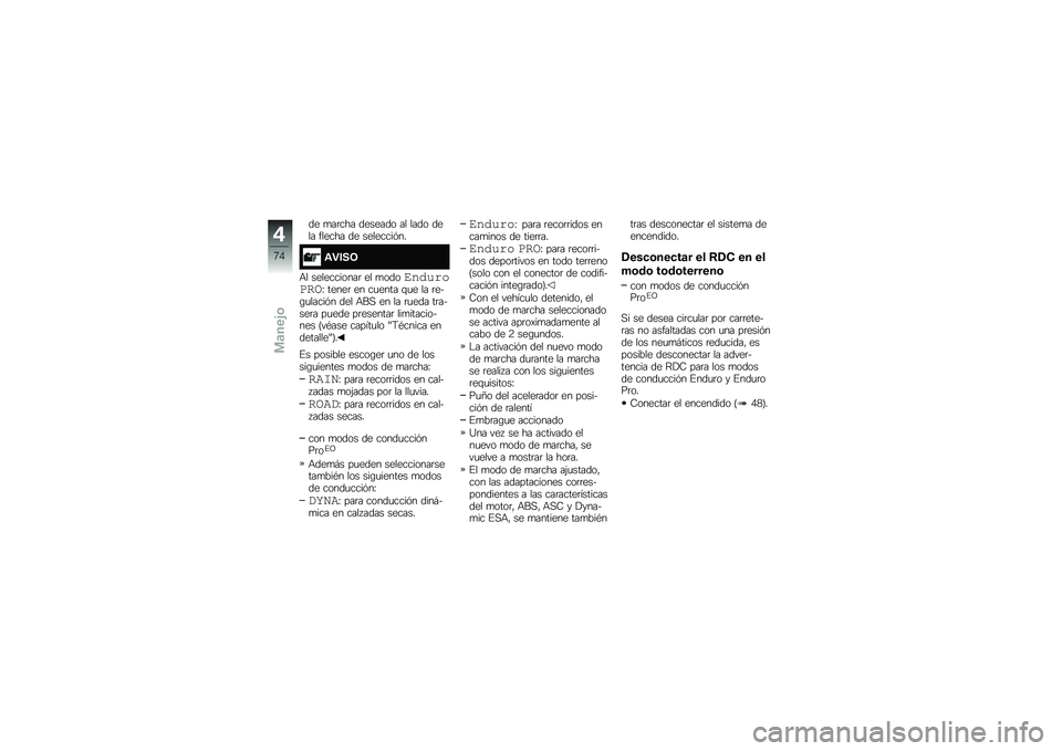BMW MOTORRAD R 1200 GS ADVENTURE 2015  Manual de instrucciones (in Spanish) �� �
��	��� ������� �� ���� ���� ������ �� ��������&��
�\f�"���7
�+� �����������	 �� �
�����#�%�&��(��
��I �����	 �� ��
���� �\