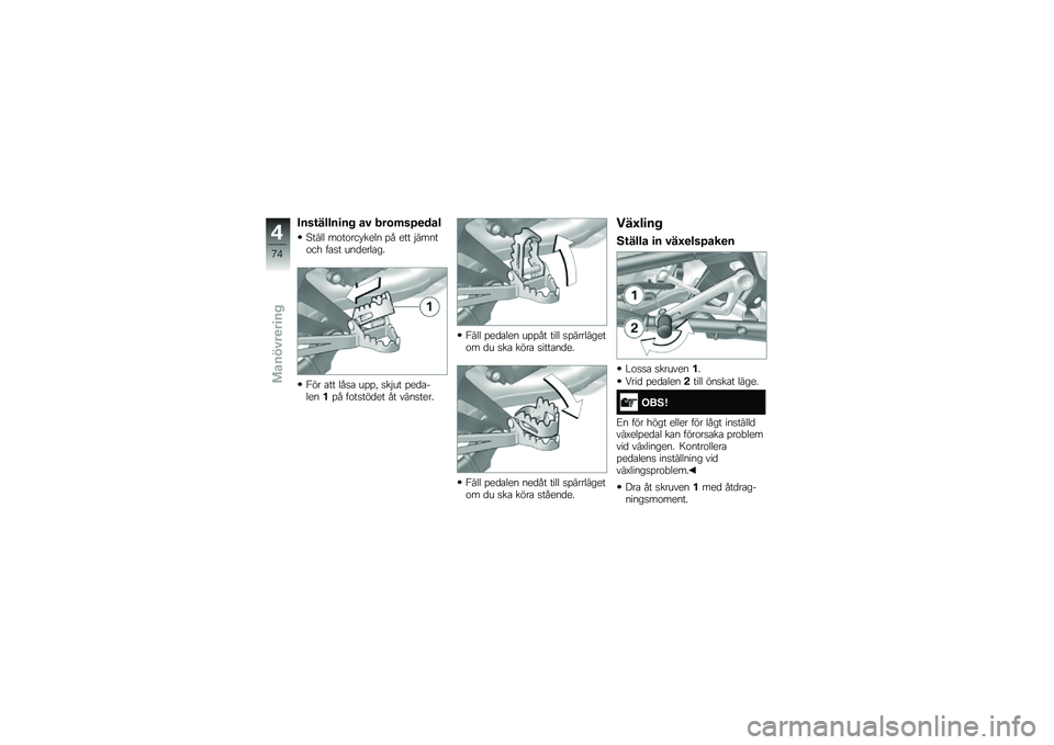 BMW MOTORRAD R 1200 GS ADVENTURE 2015  Instruktionsbok (in Swedish) ����\f�����
��  ��# ���\b�	��>�
���
�9���� ��\f��\f��� ���� �%� ��� �$�����\f�� ��\b�
� ���
����\b��
�0�� �\b�� ���
�\b ��%�%�! �
��$�� �%��
�\