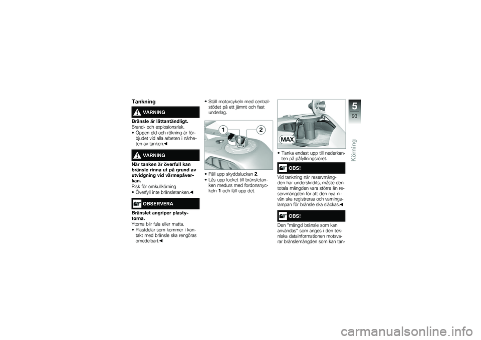 BMW MOTORRAD R 1200 GS ADVENTURE 2015  Instruktionsbok (in Swedish) �0�����
�� 
��"�:�;��;�<
�������
 �� ���\f�\f���\f�����
� �\f�%
���\b��
� �\f�� ��;�%��\f�
��\f��
���
��
�-�%�%�� ���
 �\f�� ������� �� �����"�$