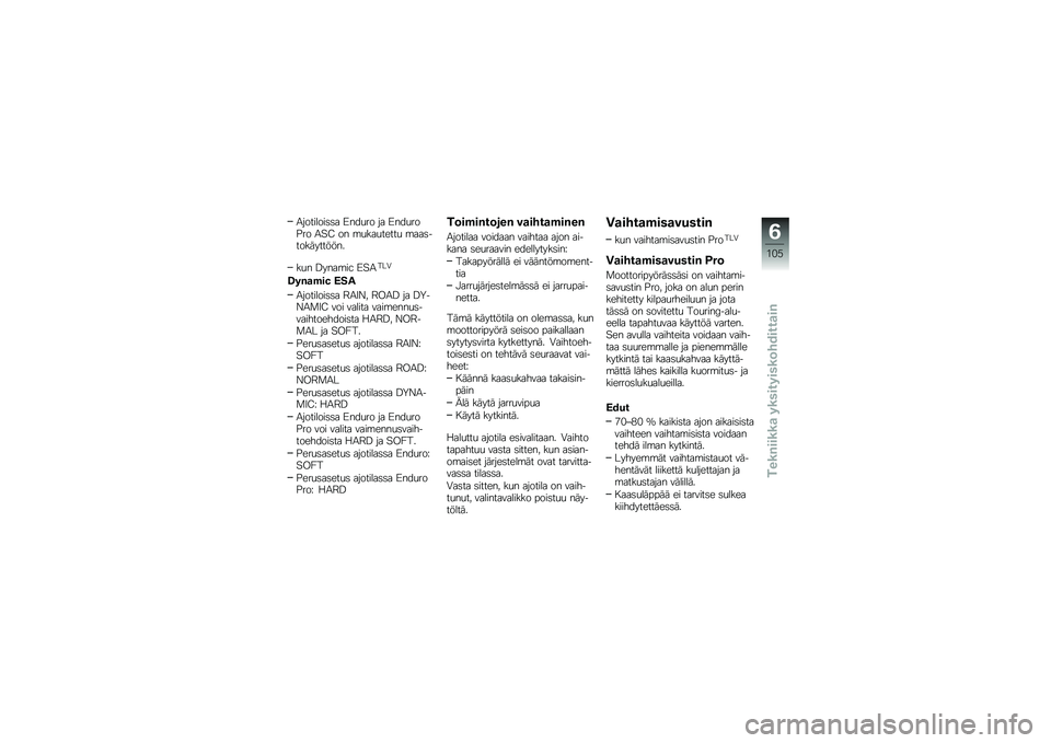BMW MOTORRAD R 1200 GS ADVENTURE 2015  Käsikirja (in Finnish) �1��������	�	� �=���
�� �� �=���
���$�� �1�"�< �� �\b�
���
�����
 �\b���	������������
��
� �;����\b��# �=�"�1���0
�<��%�
�$��G �7��
�1������