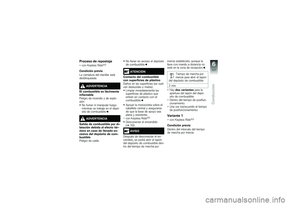 BMW MOTORRAD R 1200 GS ADVENTURE 2016  Manual de instrucciones (in Spanish) �9��\b�
���\b �� ���=�\b���	�&�
��� �<������ �;����%�C
�)�\b����
��*� �=�����	
�$� ���	�	���
�	� ��� �
�������	 ����#�������\f�
�����
�\f�/�