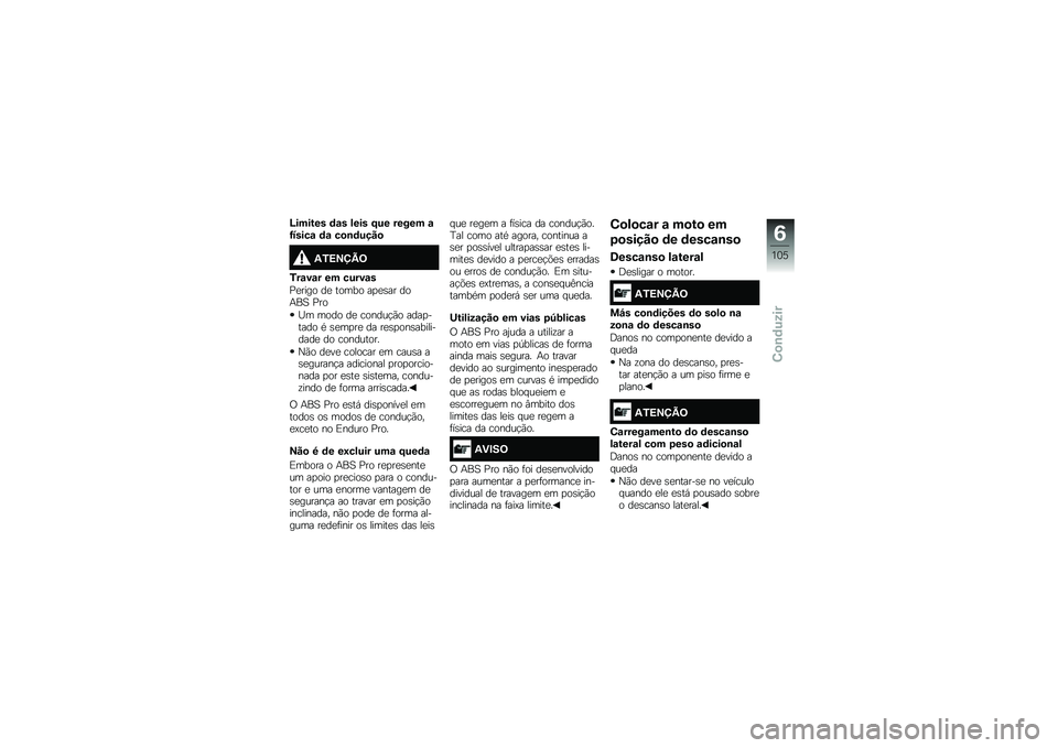 BMW MOTORRAD R 1200 GS ADVENTURE 2016  Manual do condutor (in Portuguese) �H������ �	�\f� ���� �E�� ����� �\f�G�����\f �	�\f ��
�\b�	����

�-�3�=�>�?�A�<
�3��\f��\f� �� �����\f�
�%�
���� ��
 ����� ��
�
�\b�� ���+��1 �%��