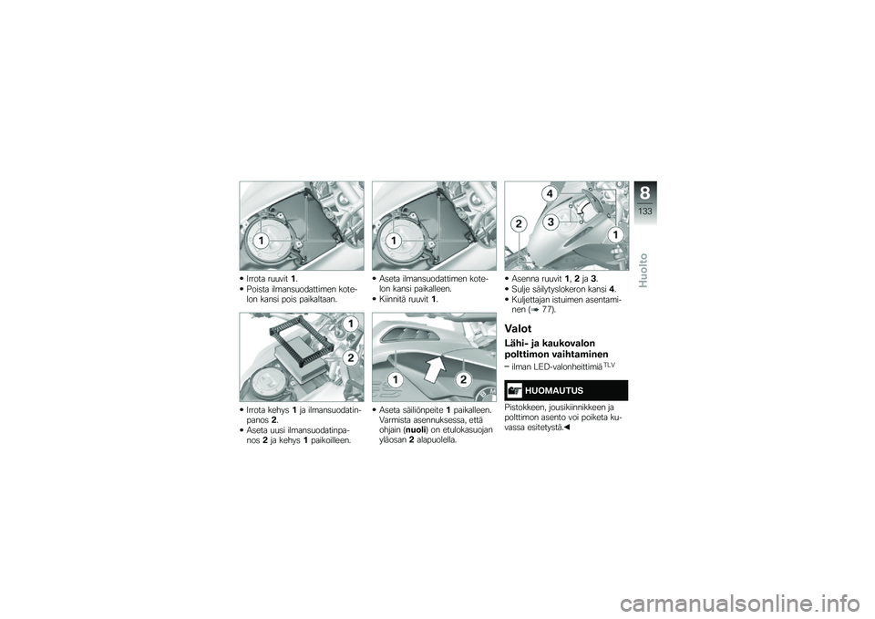 BMW MOTORRAD R 1200 GS ADVENTURE 2016  Käsikirja (in Finnish) �3����� ��
�
�����
�%���	�� ���\b���	�
�������\b�� �������� ����	� ����	 �����������
�3����� �����	��� ���\b���	�
���������