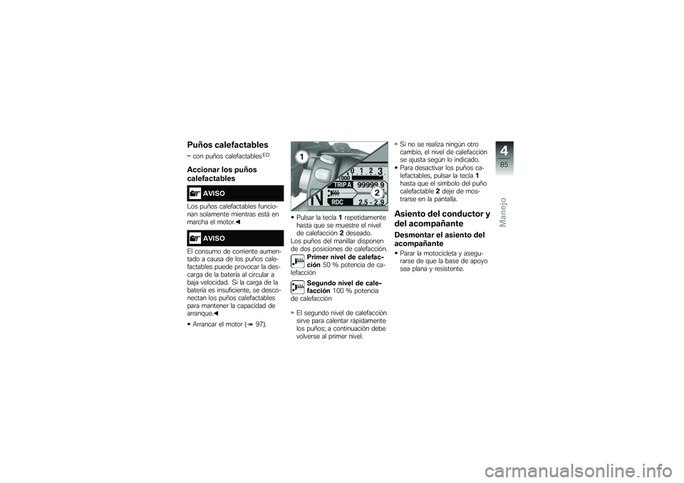 BMW MOTORRAD R 1200 R 2016  Manual de instrucciones (in Spanish) �9��D�\b� �
�	���1�	�
��	�2���
��� ��
�A�� ��������������%�E
�\f�
�
��\b��	� ��\b� �=��D�\b�
�
�	���1�	�
��	�2���
�\f�"���7
�$�� ��
�A�� ��������