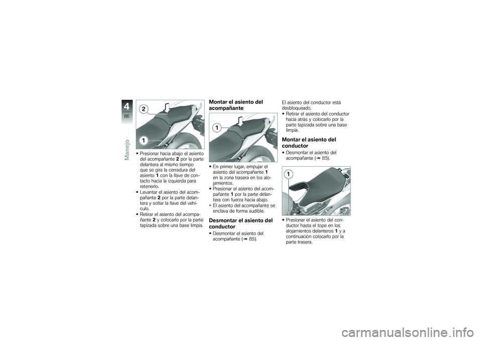 BMW MOTORRAD R 1200 R 2016  Manual de instrucciones (in Spanish) ��	�������	 ����� ����(� �� ���������� ����
���A�����!���	 �� ���	����������	� �� �
���
� ����
���\f�
� �� �\b��	� �� ���	�	��