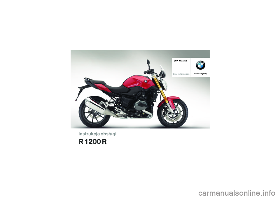 BMW MOTORRAD R 1200 R 2016  Instrukcja obsługi (in Polish) 