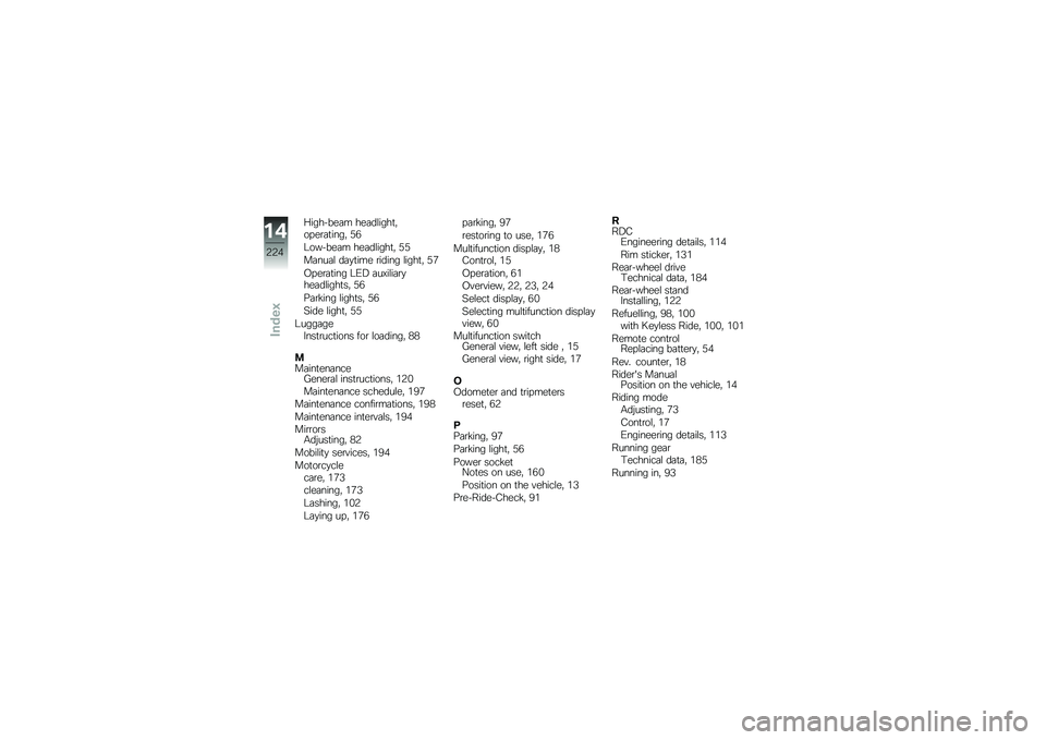 BMW MOTORRAD R 1200 R 2017  Riders Manual (in English) �;�������	� ���	��\f����
�"�� ��\b�	�
����" �4�-
�9������	� ���	��\f����
�" �4�4
��	���	�\f ��	�
�
��� �\b����� �\f����
�" �4�0
�,� ��\b�	�
��� �9�/�: 
