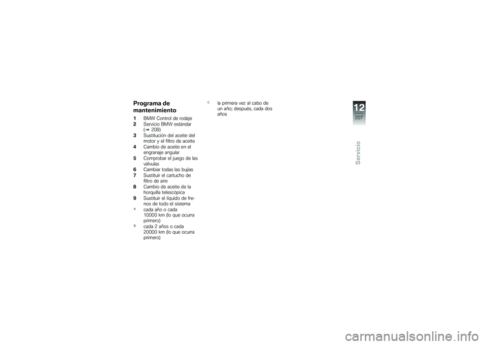 BMW MOTORRAD R 1200 R 2014  Manual de instrucciones (in Spanish) �9��\b���	��	 ��
��	�����������\b
���� �7����	�� �� �	����(�
�!�,��	����� ��� ����#����	�:�9�-�1�<
�$�,�
�����
���&� ��� ������ ����
�