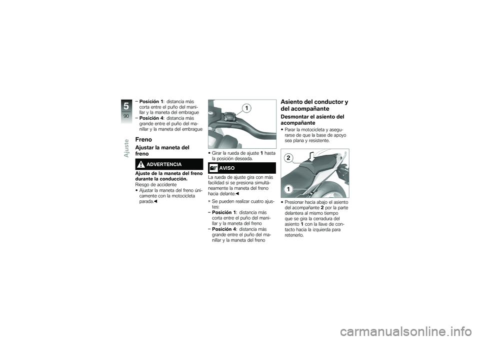 BMW MOTORRAD R 1200 R 2014  Manual de instrucciones (in Spanish) �9�\b���
��+� ��G ��������� �
�#����	�� ����	� �� ��
�@� ��� �
��������	 � �� �
����� ��� ��
��	��\b�
�
�9�\b���
��+� �%�G ��������� �
