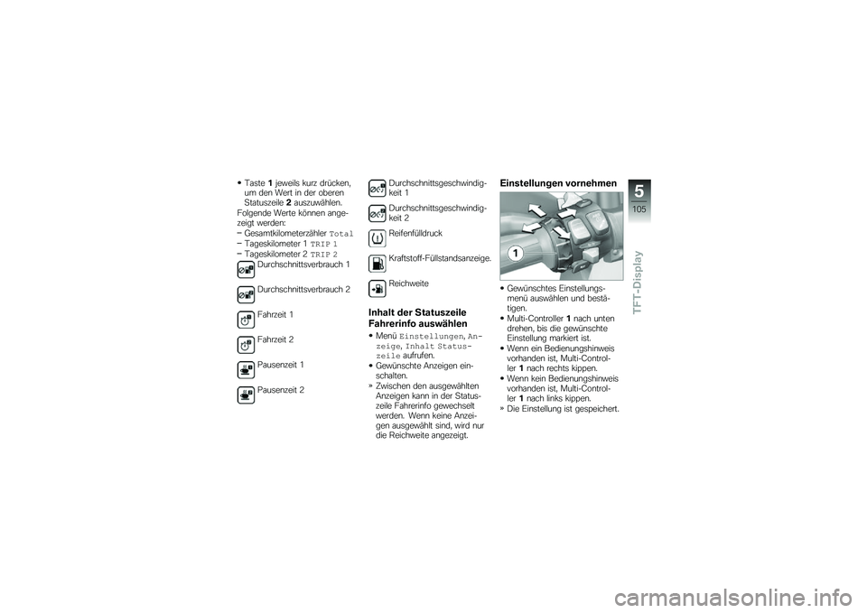BMW MOTORRAD R 1250 R 2019  Betriebsanleitung (in German) �,�\f�	����-��"���$�	 �!��� �����!��\b�
�� ���\b ���� ��\b ��� ������\b�
��\f���	����$��!�\f��	���"�(��$��\b�
���$���\b�� ����� �!�&�\b�\b��\b �