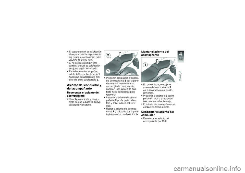 BMW MOTORRAD R 1250 R 2019  Manual de instrucciones (in Spanish) �%� ���\b�
��� ����� �� ����������&����	�� ���	� ��������	 �	�#�����
������� ��
�E���U � �������
����&� ����������	�� �� ��	