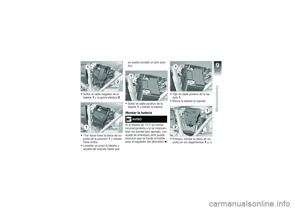 BMW MOTORRAD R 1250 R 2019  Manual de instrucciones (in Spanish) �,�����	 �� ����� ���\b����� �� �������	���� �� �\b��
� ���#������!�
�<��	��	 ����� ��
��	� �� ����� �� ������	�� �� �� ����