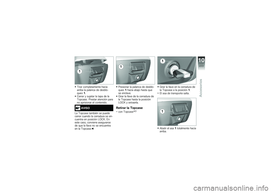 BMW MOTORRAD R 1250 R 2019  Manual de instrucciones (in Spanish) �<��	��	 ���
������
���� �������	�	��� �� ������� �� ��������\f�
����
�9��	�	��	 � ��
�(����	 �� ���� �� ���<������� ��	�����	 