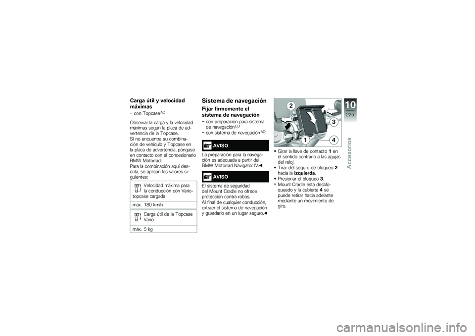 BMW MOTORRAD R 1250 R 2019  Manual de instrucciones (in Spanish) �-�	���	 �D��� � ����\b�
���	�
��B�2���	�
��� �<�������+�C
�C����	���	 �� ���	�\b� � �� ����������
�#�)��
�� ���\b�-� �� ����� �� ����