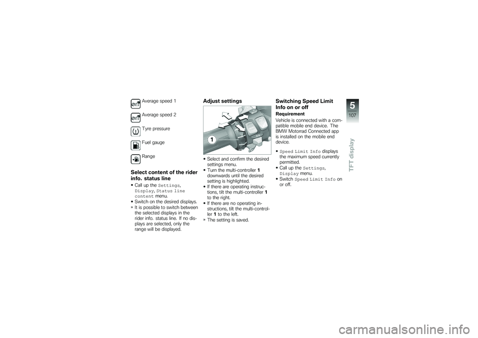 BMW MOTORRAD R 1250 RS 2019  Riders Manual (in English) �.���\b�	�� �� ��� �
�.���\b�	�� �� ��� �3
�#�
�\b� � �\b�����\b�
����\f ��	���
��	���
������\b ����\b���\b �� �\b�� �����
����� ��\b��\b�
�