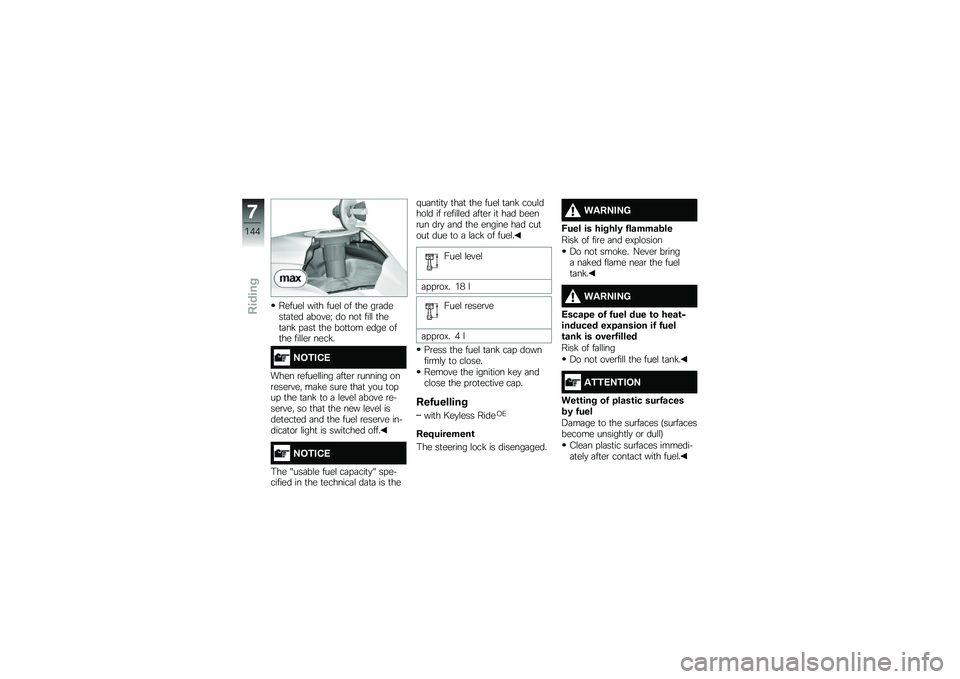 BMW MOTORRAD R 1250 RS 2019  Riders Manual (in English) ������\f ���
� ����\f �� �
�� ��\b�	����
�	�
�� �	�����G �� ���
 ���\f�\f �
���
�	��! � �	��
 �
�� ���
�
�� ���� ���
�� ���\f�\f��\b ����!�
�4�&
