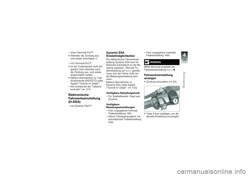 BMW MOTORRAD R 1250 RS 2019  Betriebsanleitung (in German) ���\b� ��\f������ �*���
�9
�9�$����\b�\f��� ��� �<��\b���\b� �\f��	���\b� �"����� ���\b�	���\f�$���\b�
��� ��\f������ �*���
�9
� �	� ��� �D��