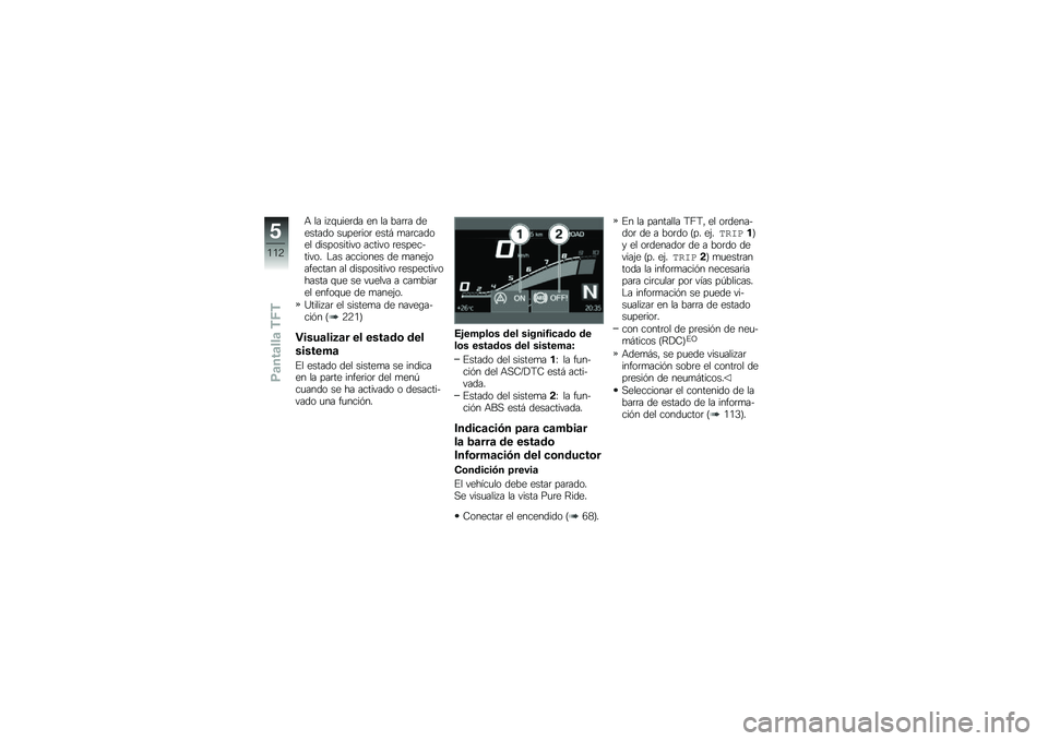 BMW MOTORRAD R 1250 RS 2019  Manual de instrucciones (in Spanish) �+ �� �� �\f�
���	�� �� �� ���	�	� �������� ��
���	���	 ����# �
��	������ ����������� ������ �	����������� �$�� �������� ��