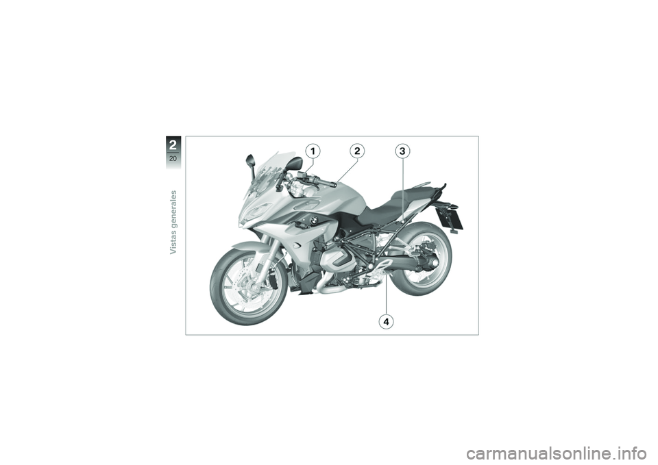 BMW MOTORRAD R 1250 RS 2019  Manual de instrucciones (in Spanish) �!
�:�.
�5�"����	��������	��� 