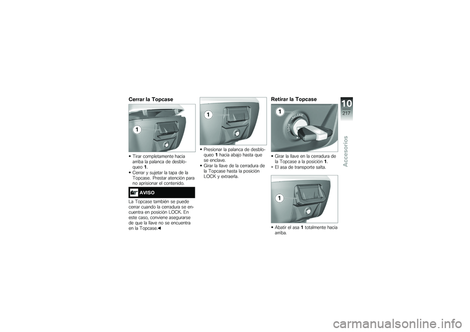 BMW MOTORRAD R 1250 RS 2019  Manual de instrucciones (in Spanish) �-����	� ��	 �*�\b�>�
�	��
�<��	��	 ���
������
���� �������	�	��� �� ������� �� ��������\f�
����
�9��	�	��	 � ��
�(����	 �� ���� �� �