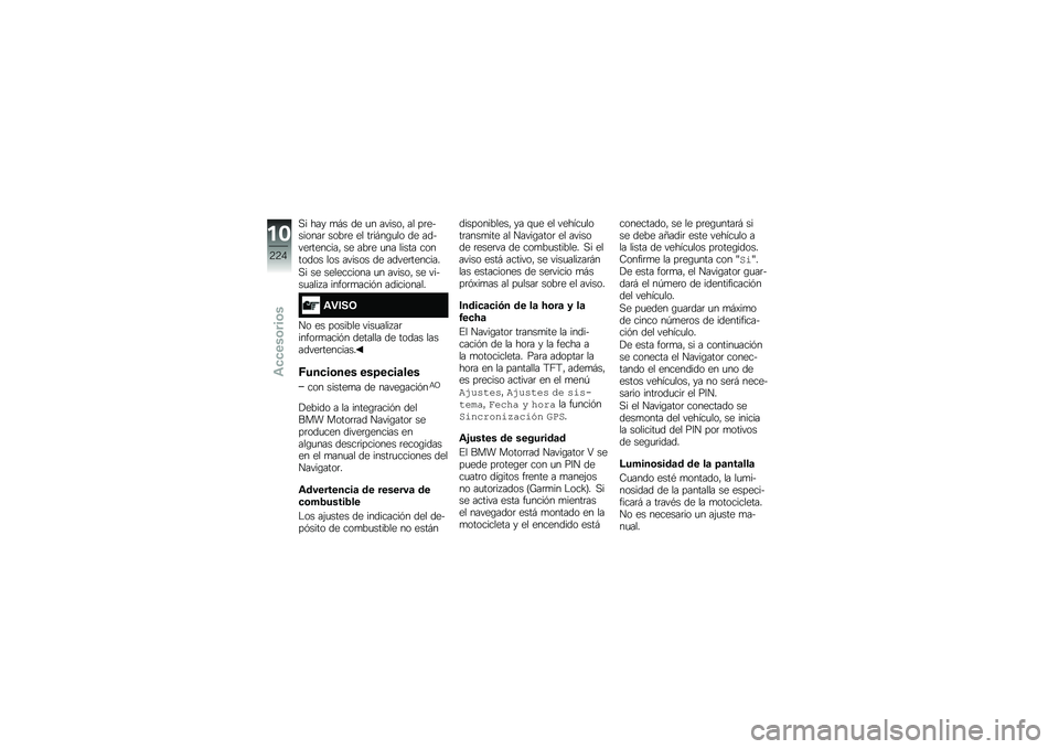 BMW MOTORRAD R 1250 RS 2019  Manual de instrucciones (in Spanish) �,� ��� �
�#� �� �
� ������" �� ��	��������	 ����	� �� ��	��#��\b�
�� �� ������	�������" �� ���	� �
�� ����� �������� ��� ����